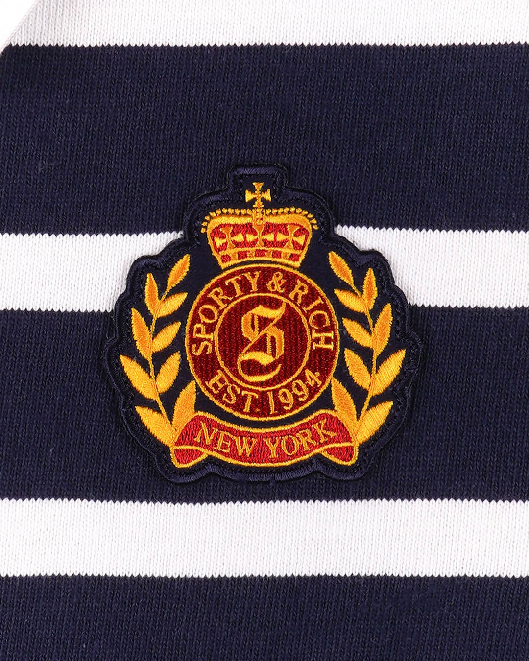 Sporty & Rich NY Crest Rugby Polo