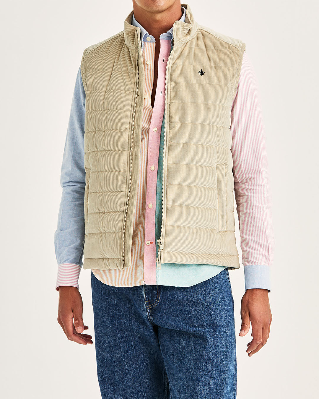 Morris Ted Quilted Cord Vest