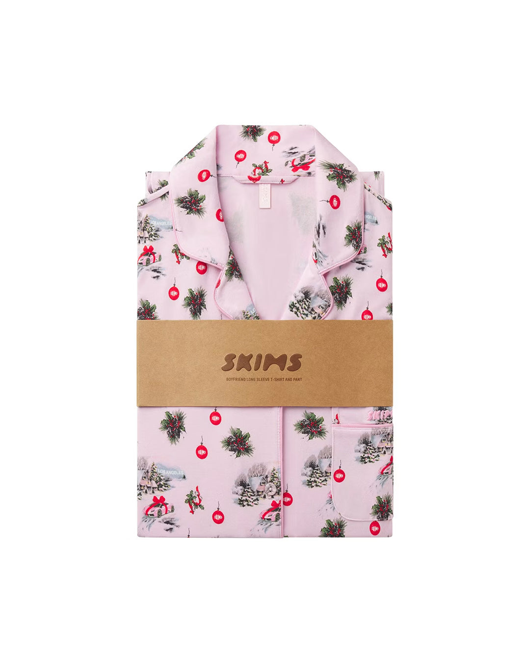 SKIMS Long Sleep Button Up Set