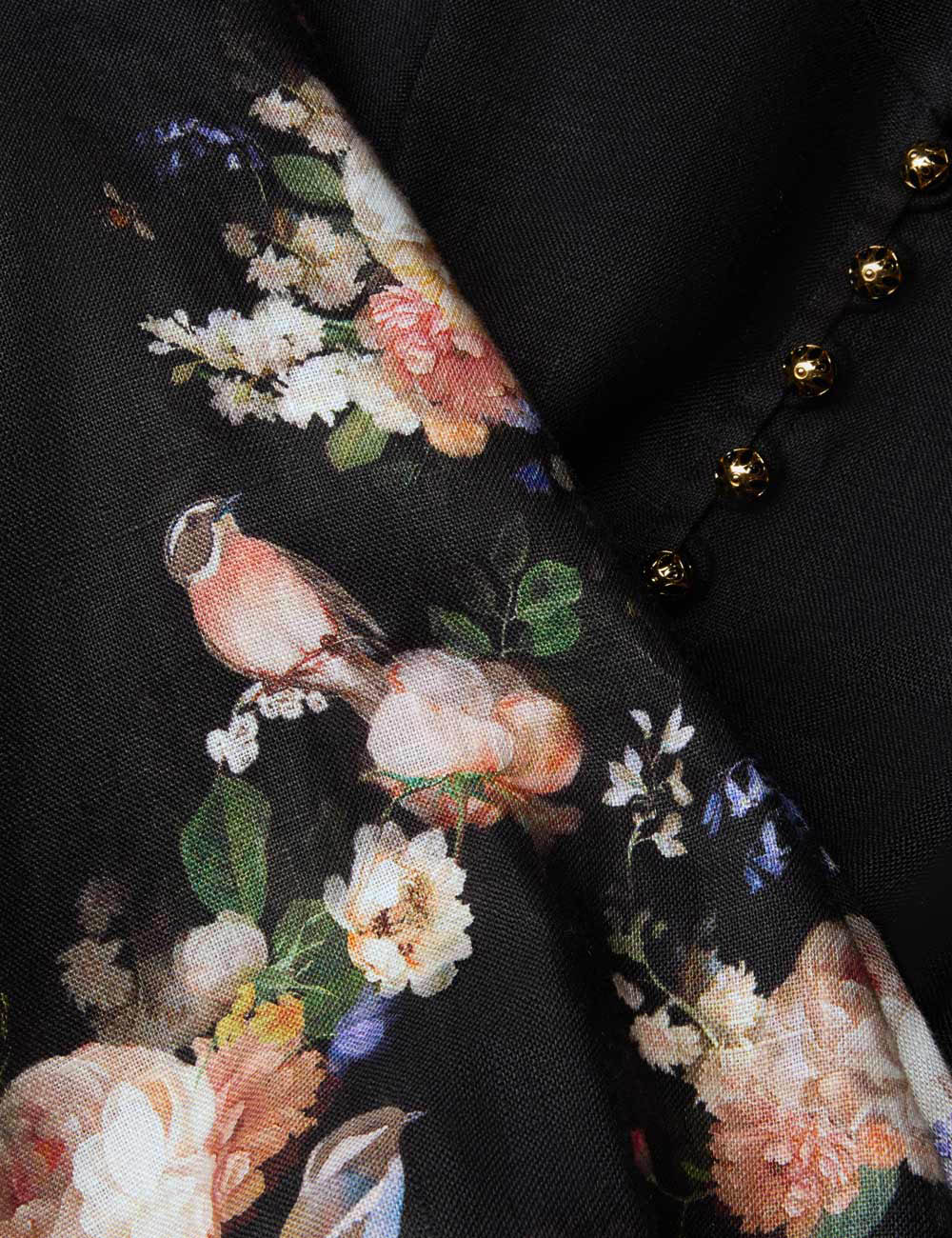 Zimmermann Valiant Button Midi Dress