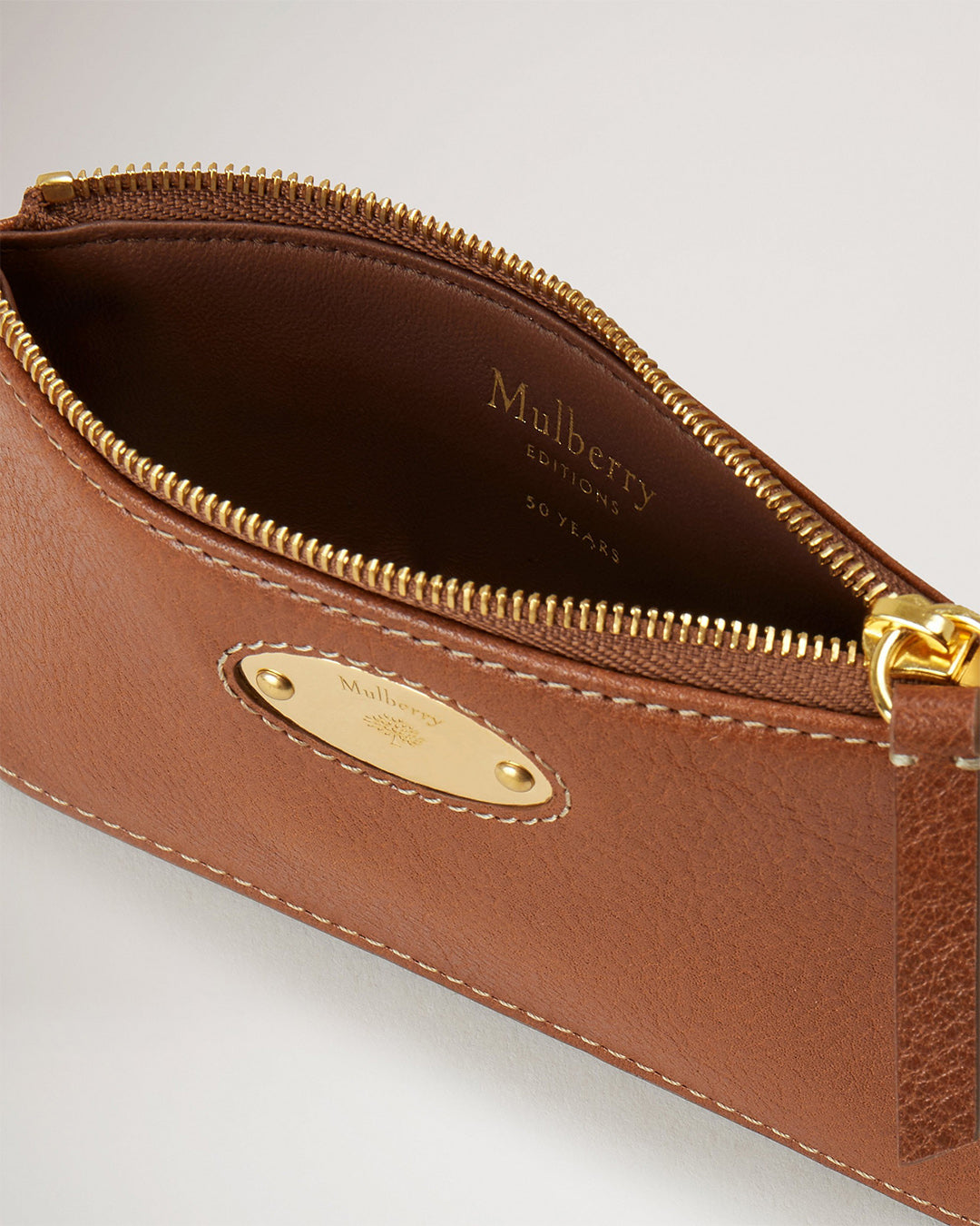 Mulberry Mulberry Plaque Small Zip Coin Pouch