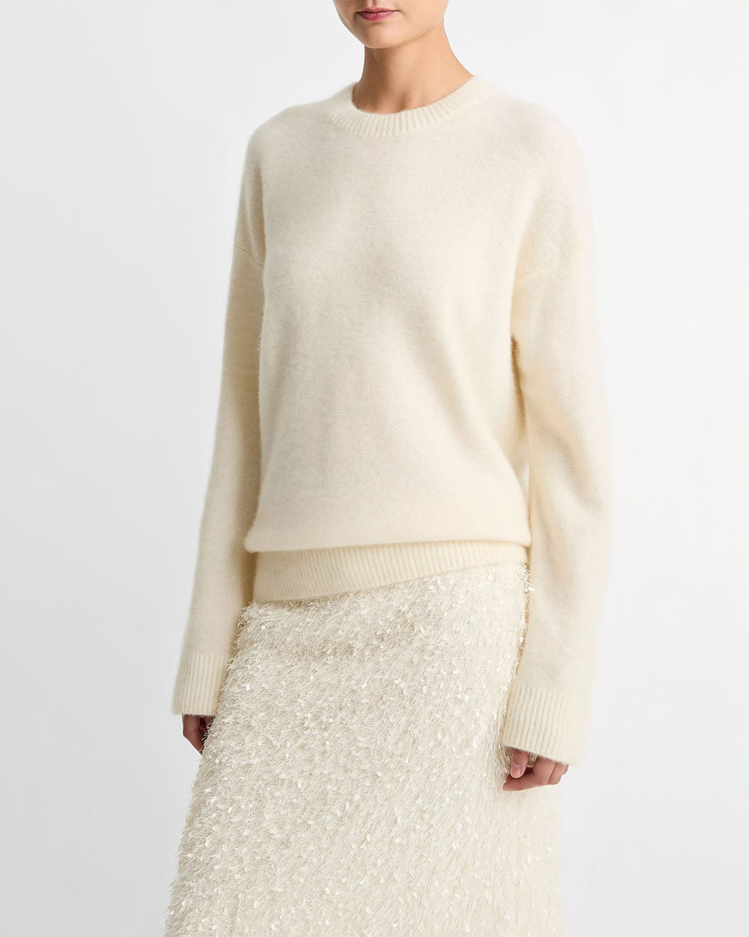 Vince Plush Cashmere Crew Neck Sweater