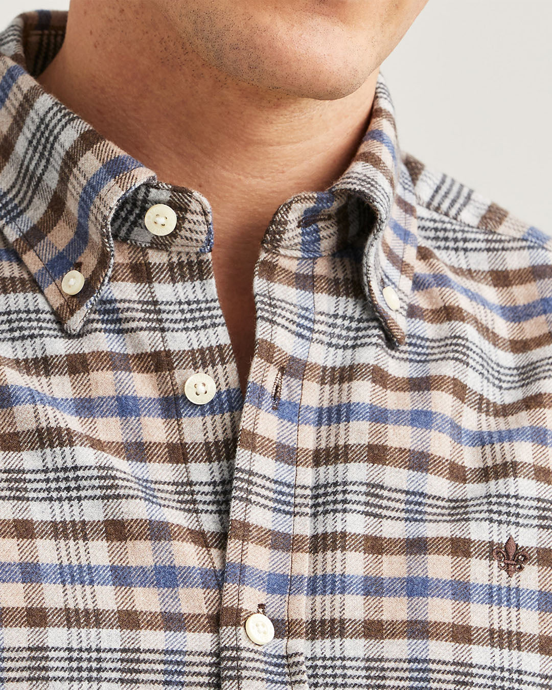 Morris Flannel Check Shirt - Slim Fit