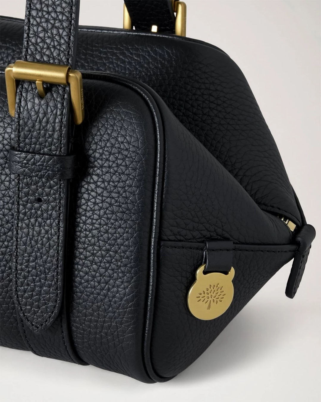 Mulberry Small Boston Heavy Grain