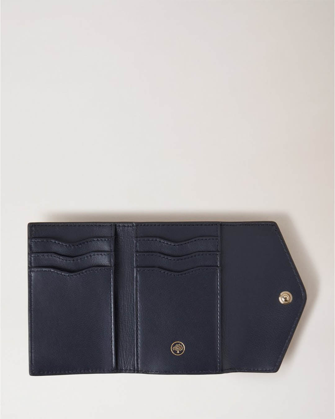 Mulberry Folded Multi-Card Wallet Heavy Grain