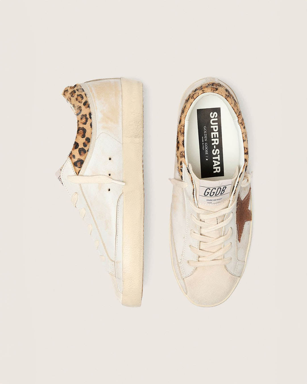 Golden Goose Super-Star leo Print