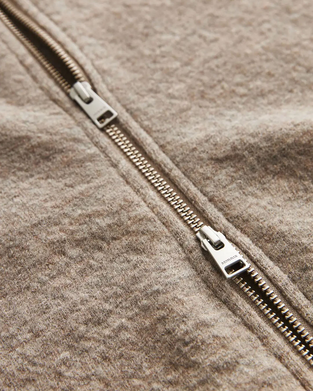 Morris Cork Knitted Zip Jacket