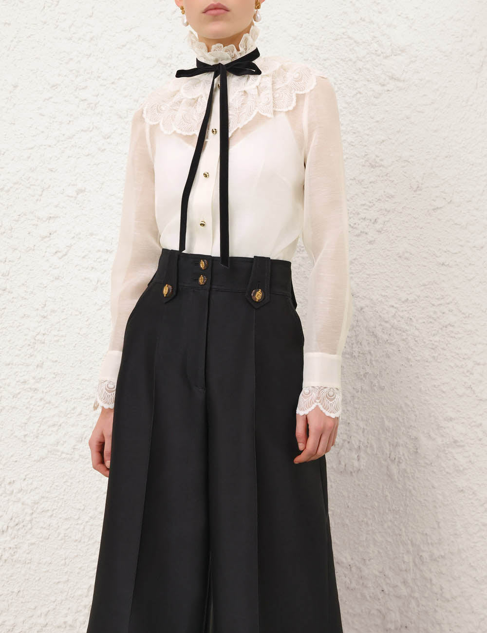 Zimmermann Valiant Tuxedo Blouse