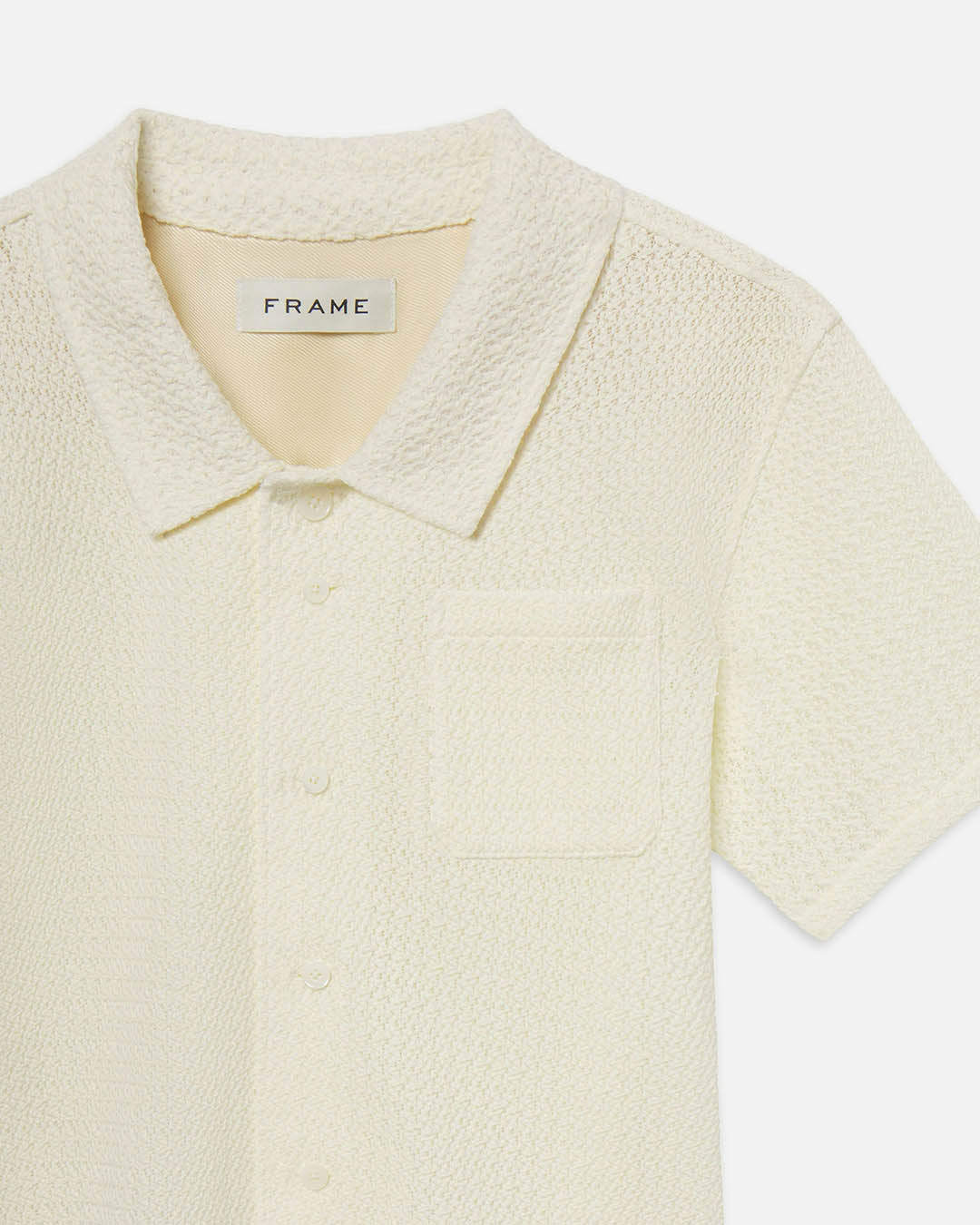 Frame Open Weave S/S Shirt