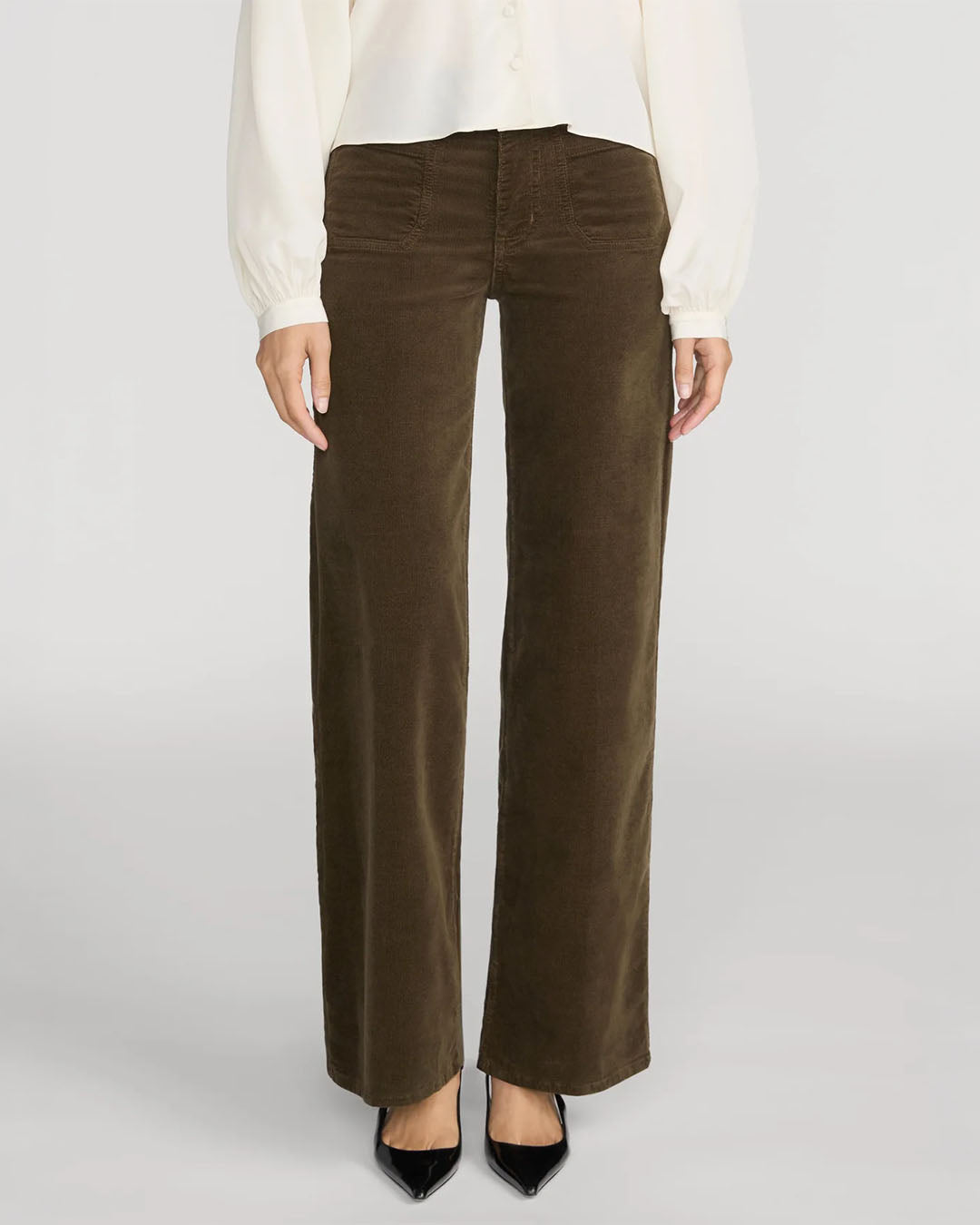 Frame Le Slim Palazzo Modernist Pocket Corduroy