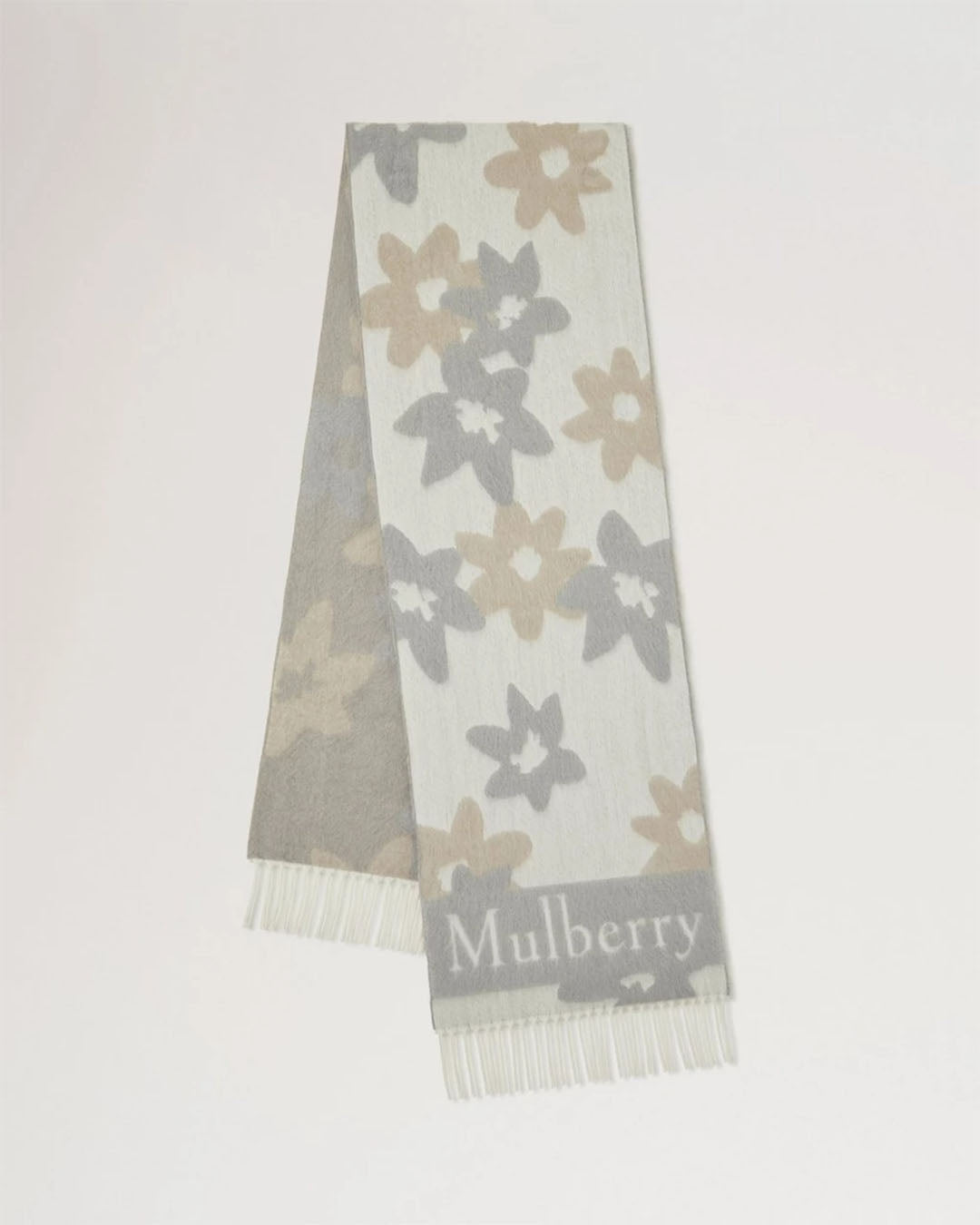 Mulberry Floral Jaquard Scarf 35x200