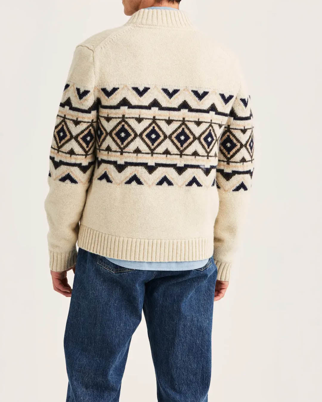Morris Hadley Zip Cardigan