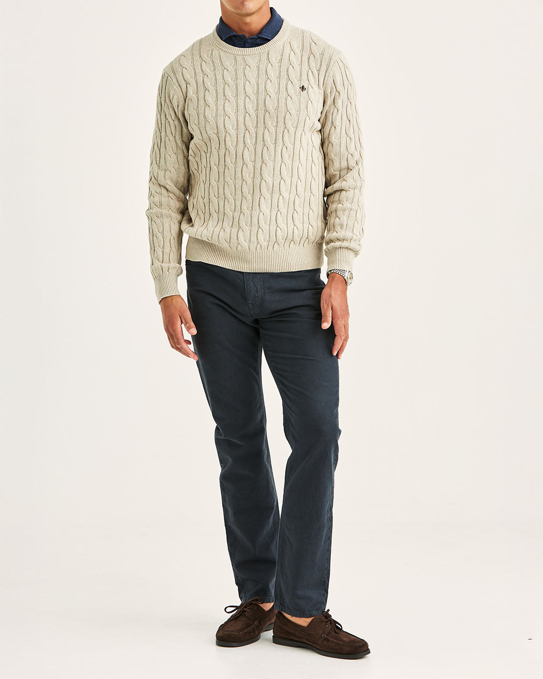 Morris Ethan Cable Oneck