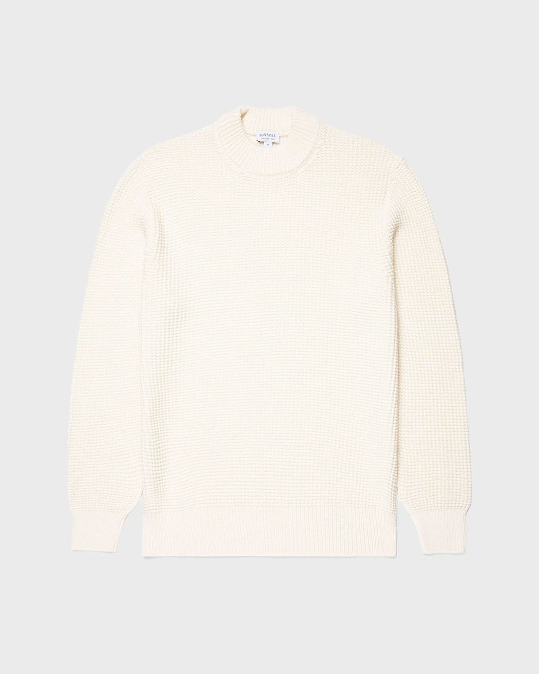 Sunspel Fisherman Mock Neck Jumper