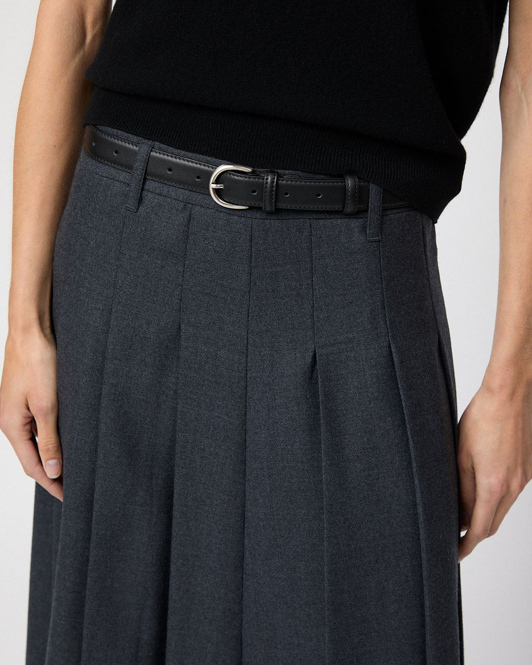 FWSS Wool Pleat Skirt