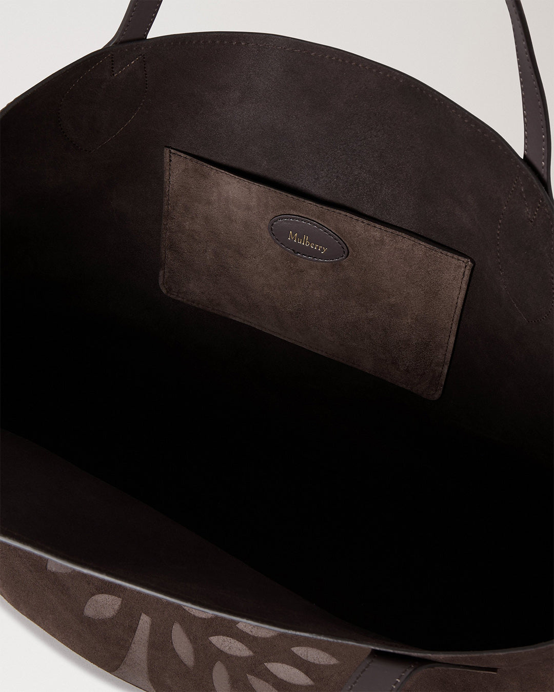 Mulberry Suede Tree Tote
