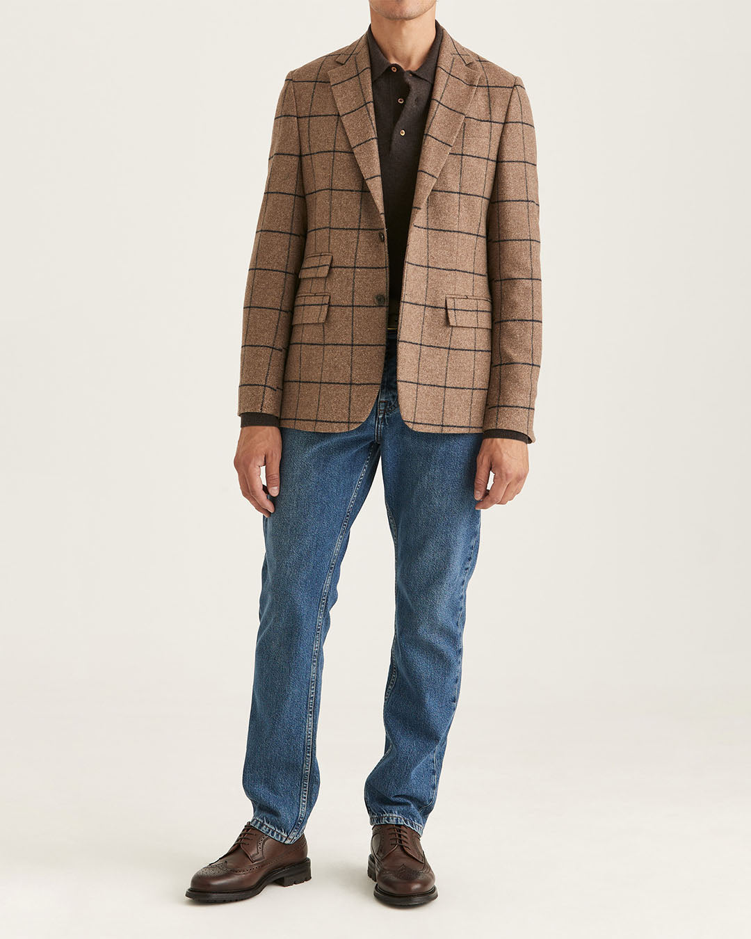 Morris Windowpane Wool Jkt