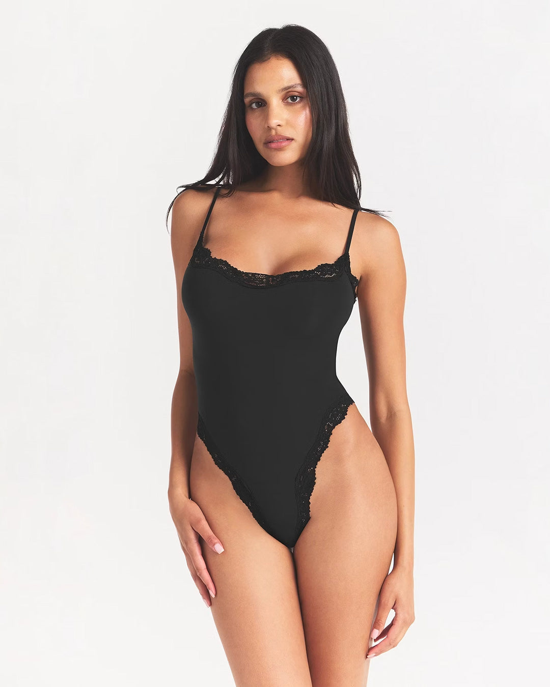 SKIMS Fits Everybody Lace Cami Bodysuit