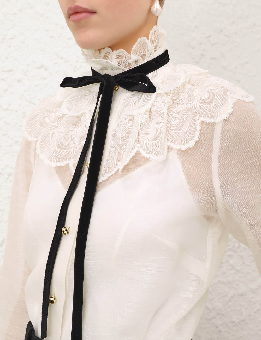 Zimmermann Valiant Tuxedo Blouse