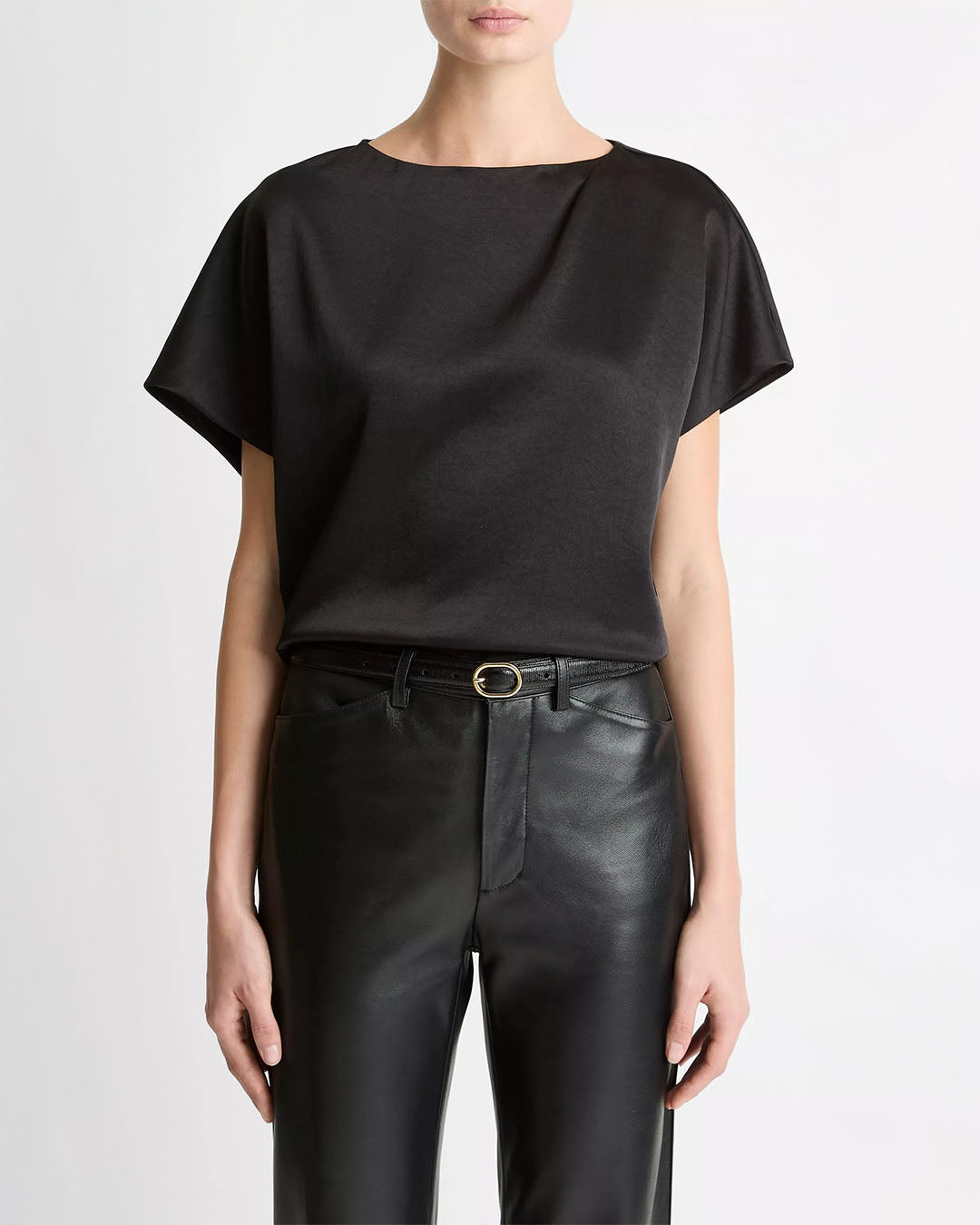 Vince Draped Dolman SLV Blouse