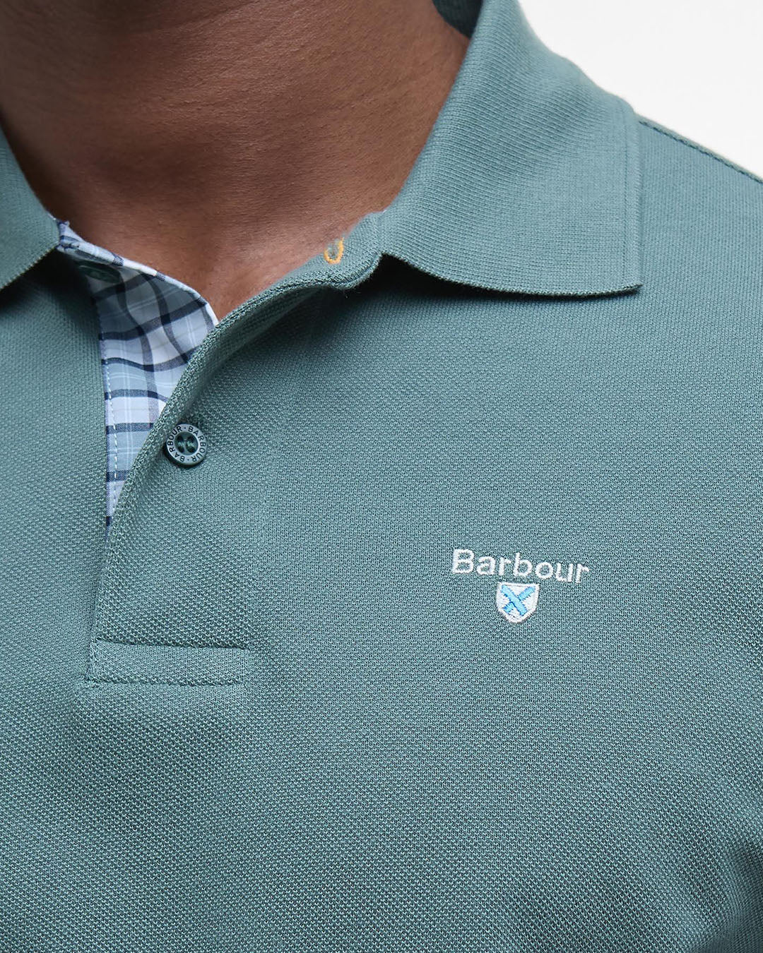 Barbour Tartan Pique Polo Shirt