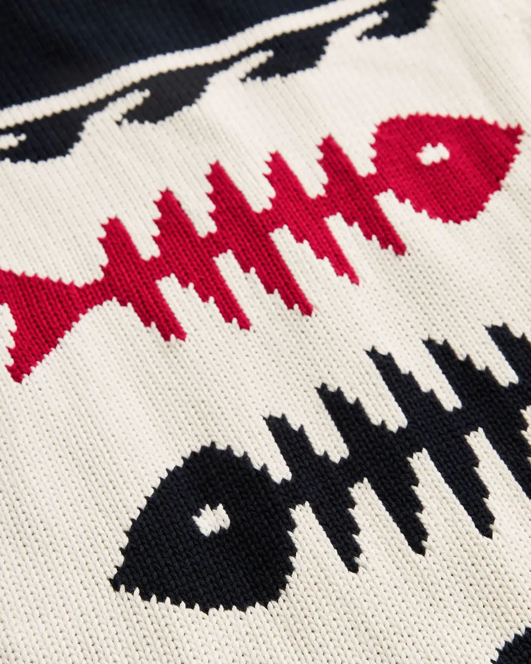 Morris Fishbone Knitted Zip