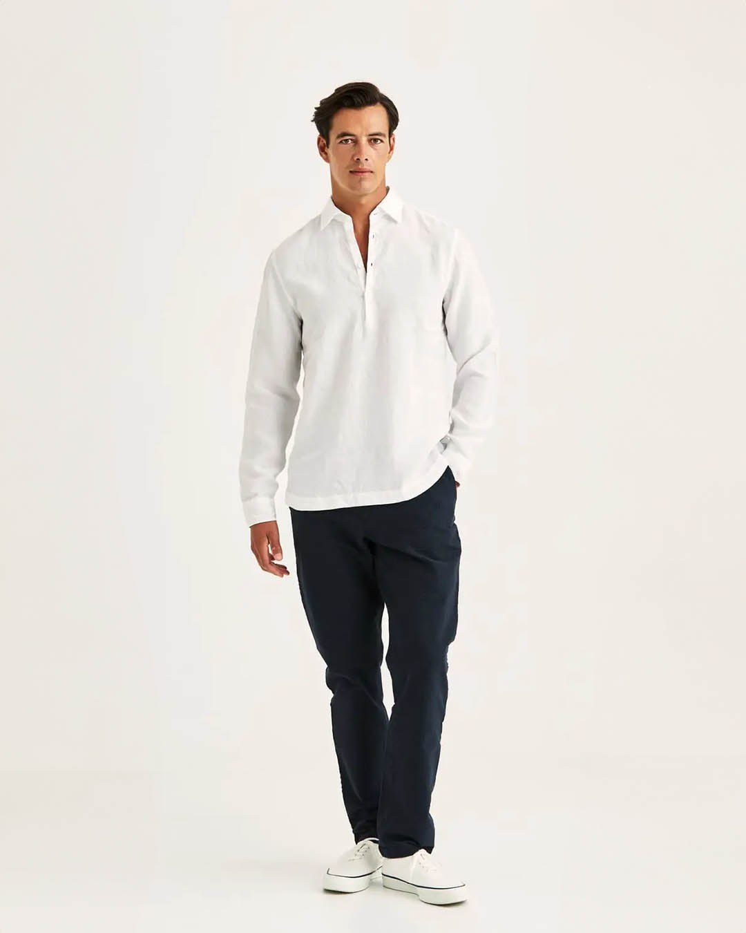 Morris Linen Popover Shirt