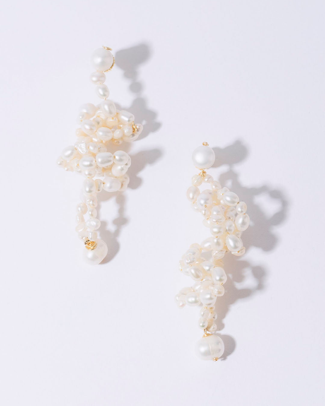 Pearl Octopuss.Y White Lotus Earrings