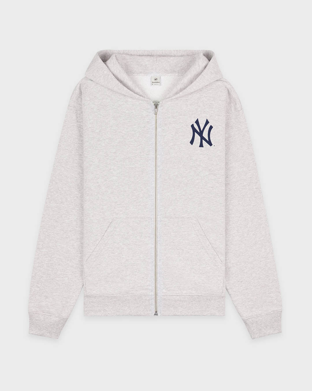 Sporty & Rich Yankees Serif Zip Hoodie