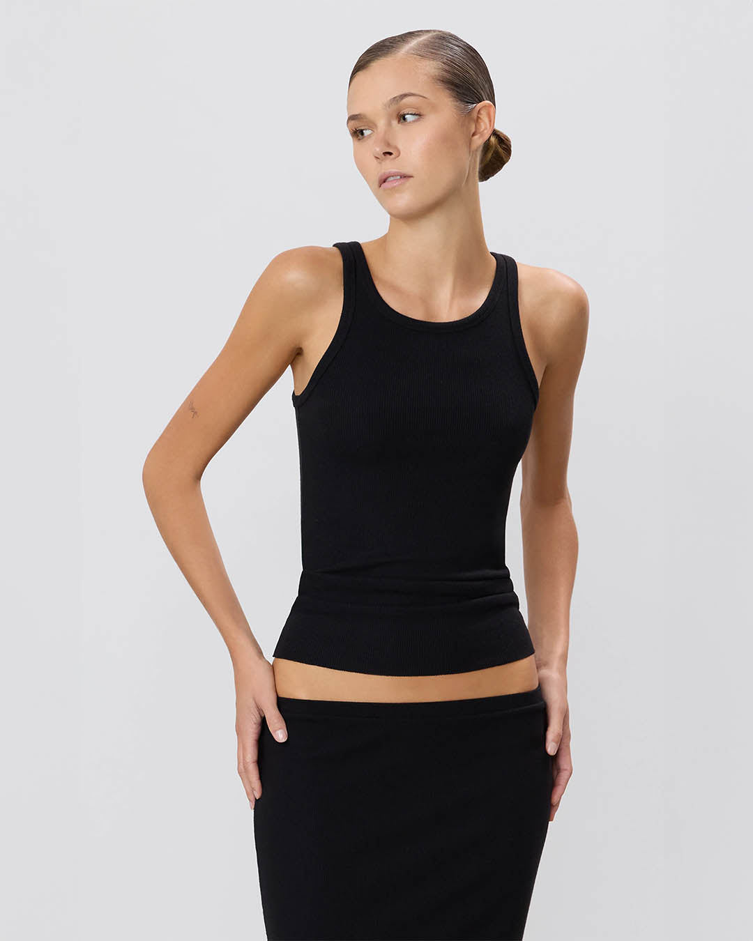 Eterne High Neck Fitted Tank