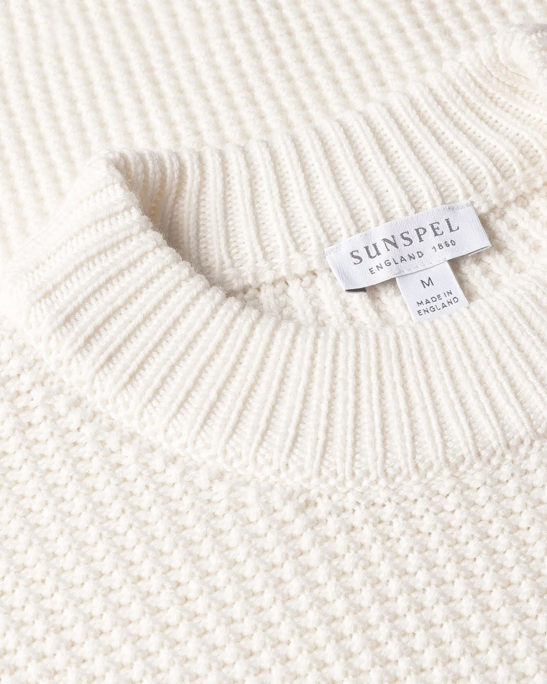 Sunspel Fisherman Mock Neck Jumper