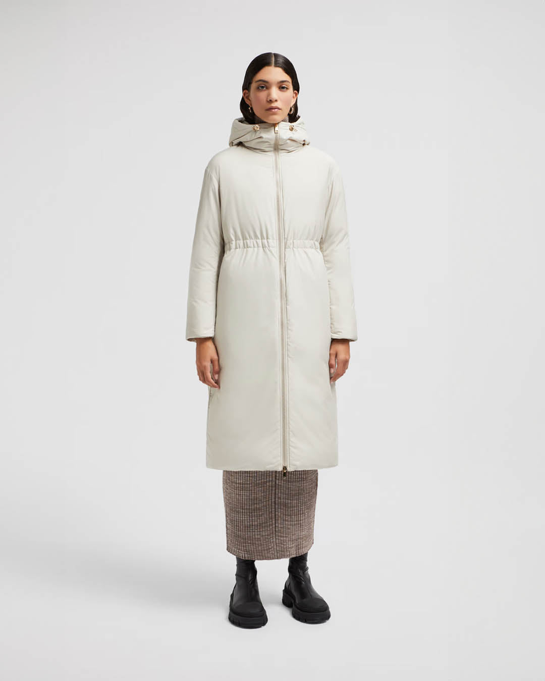 Moncler Boulogne Long Coat