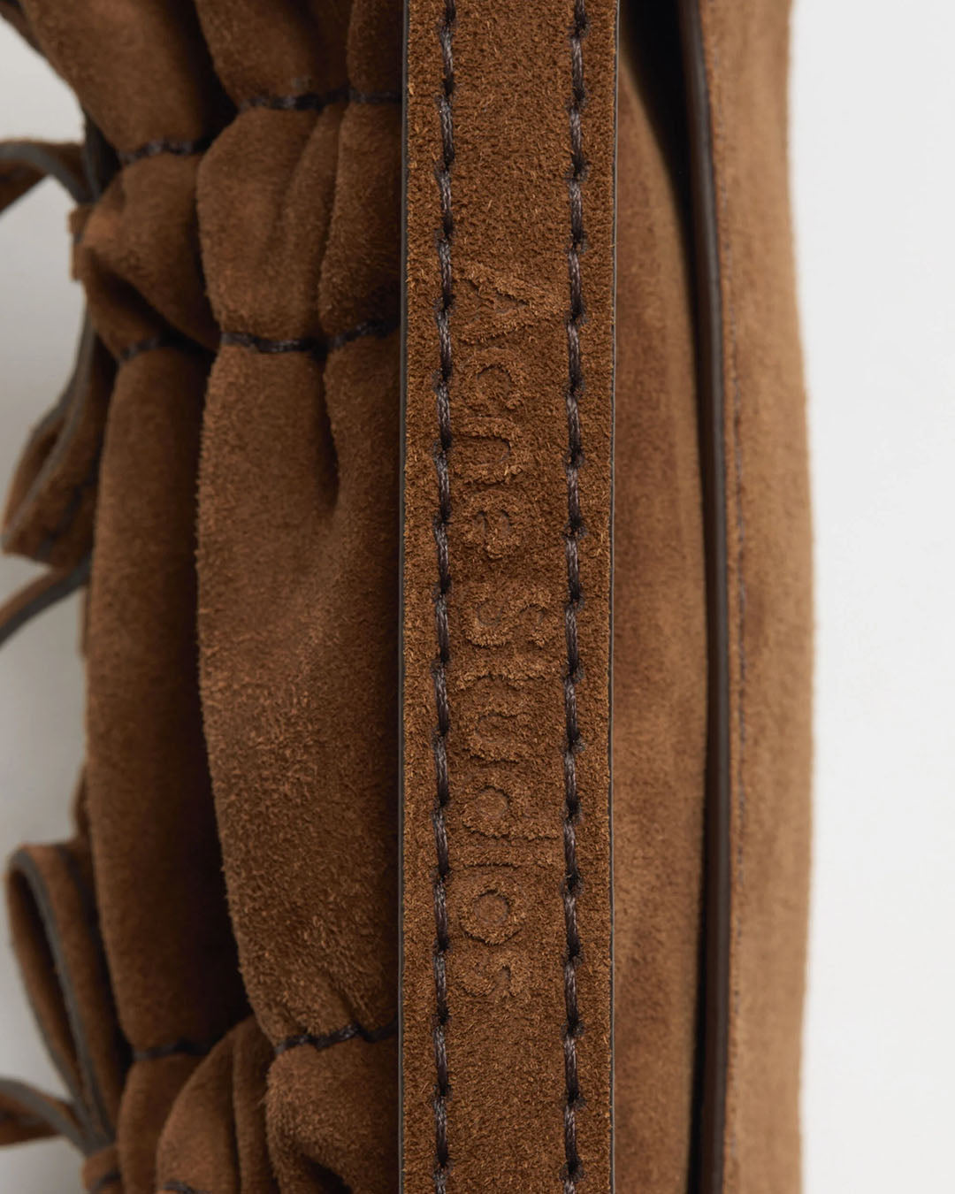 Acne Studios Multipocket Suede Micro Bag