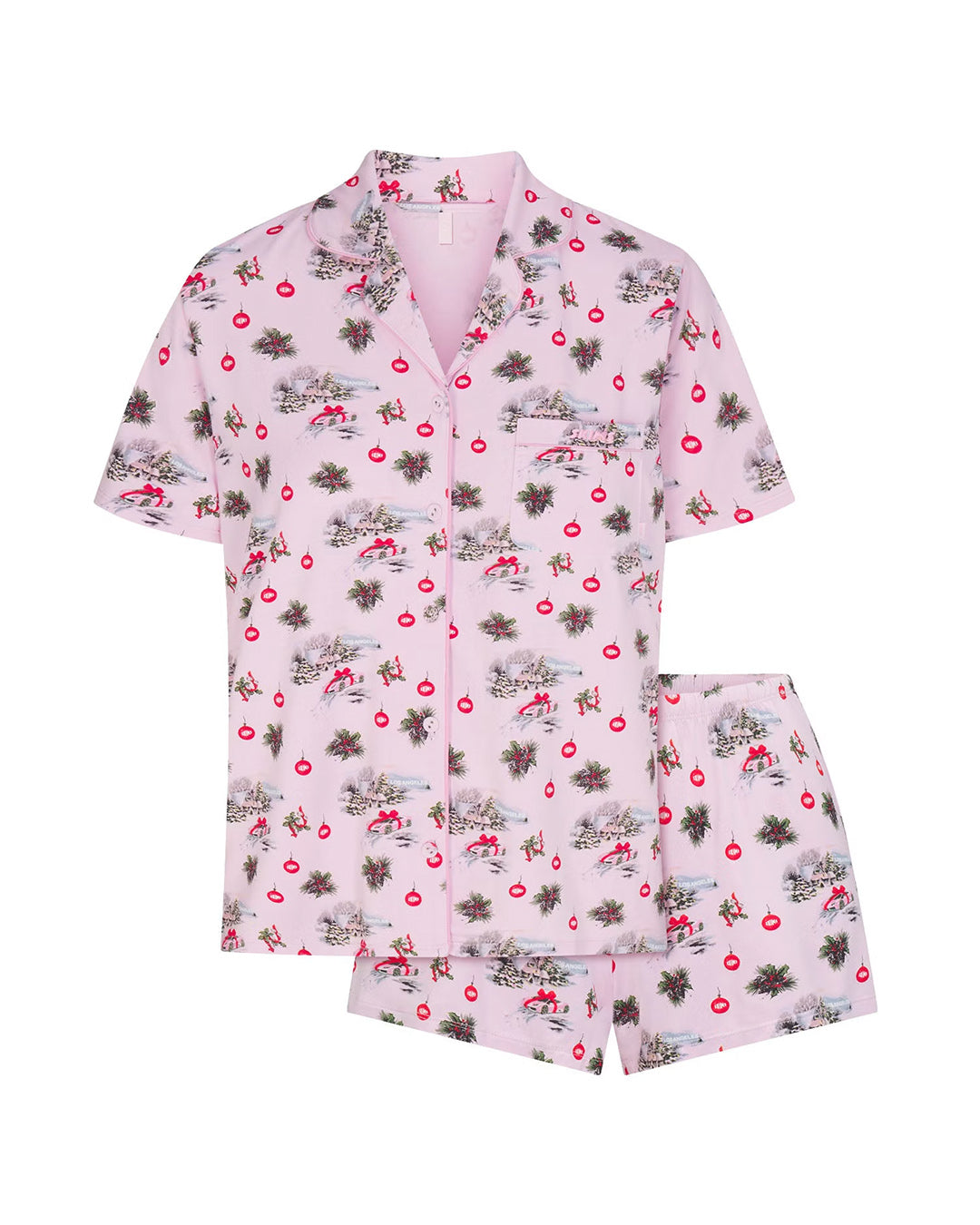 SKIMS Short Sleeve Button Up Set