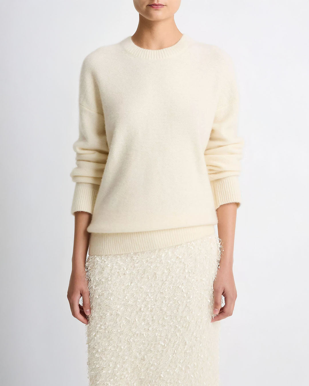 Vince Plush Cashmere Crew Neck Sweater