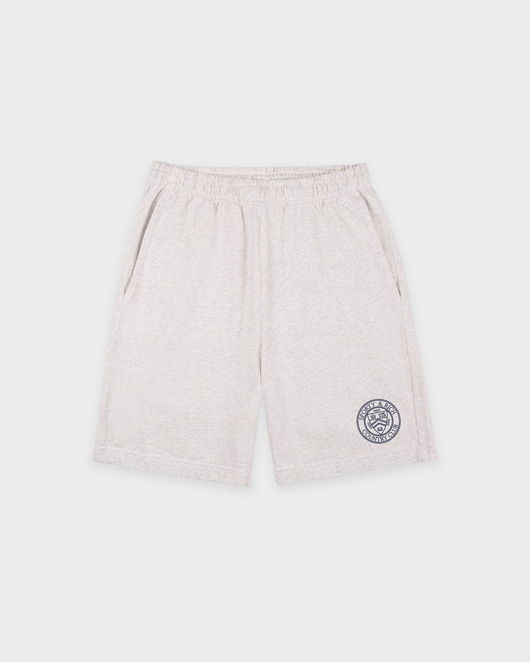 Sporty & Rich Connecticut Crest Gym Shorts