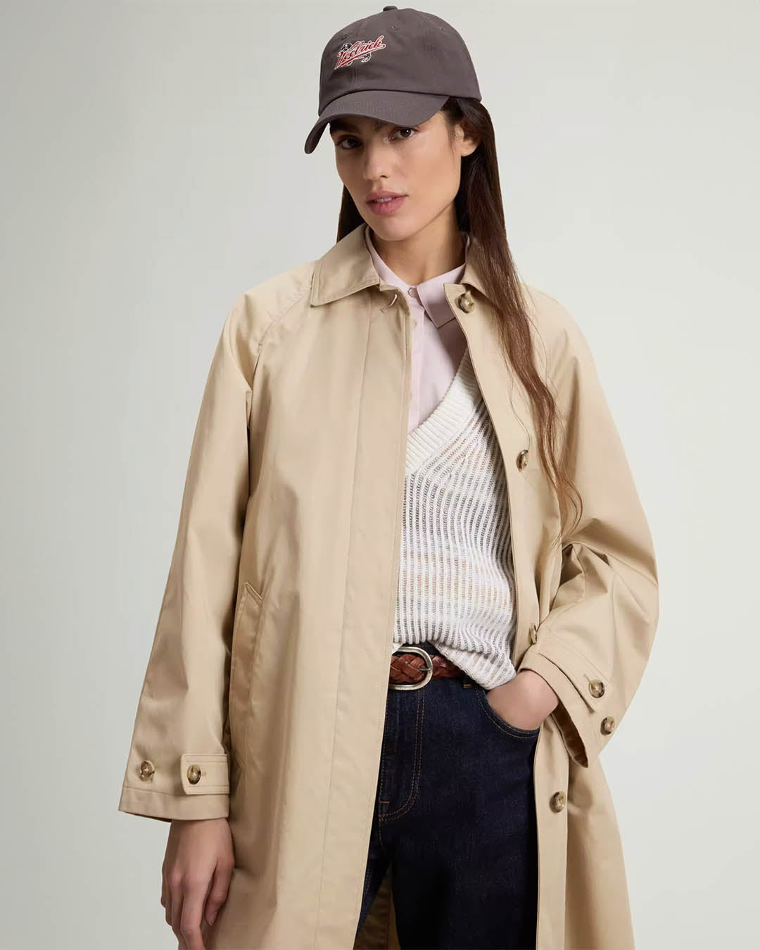 Woolrich Tech Cotton Coat