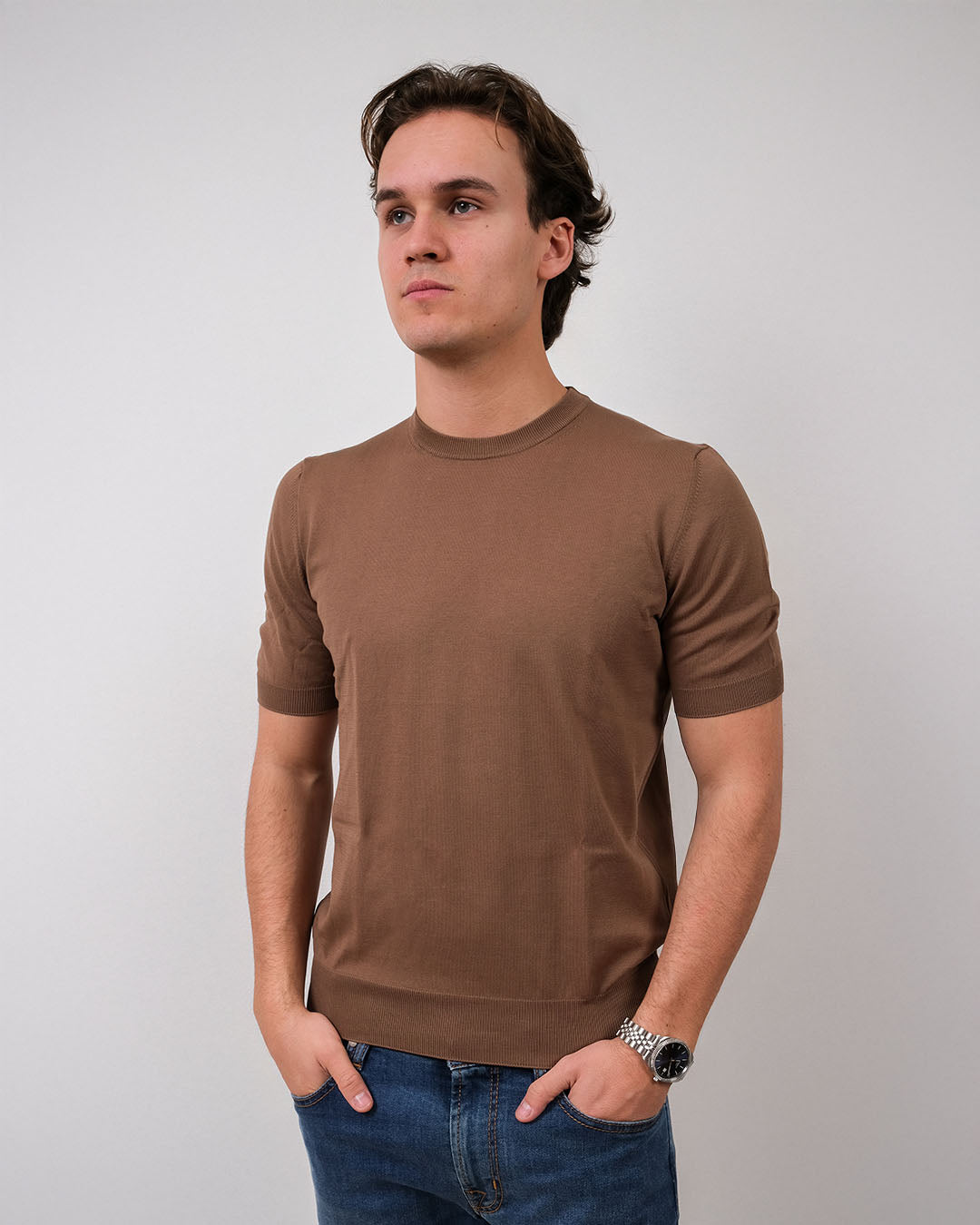 Gran Sasso Crew Neck Short Sleeve