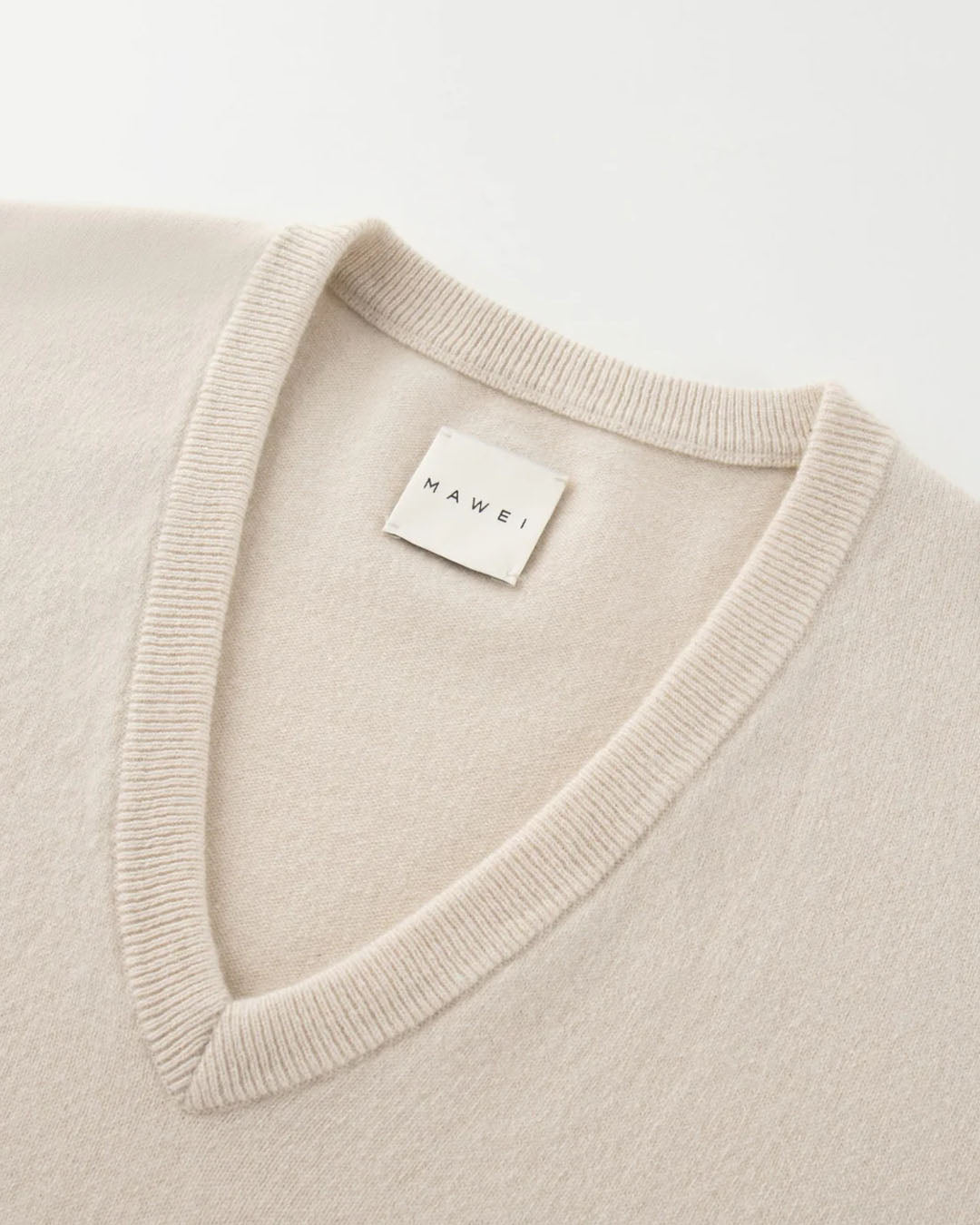 Mawei V-Neck Oversized Sweater