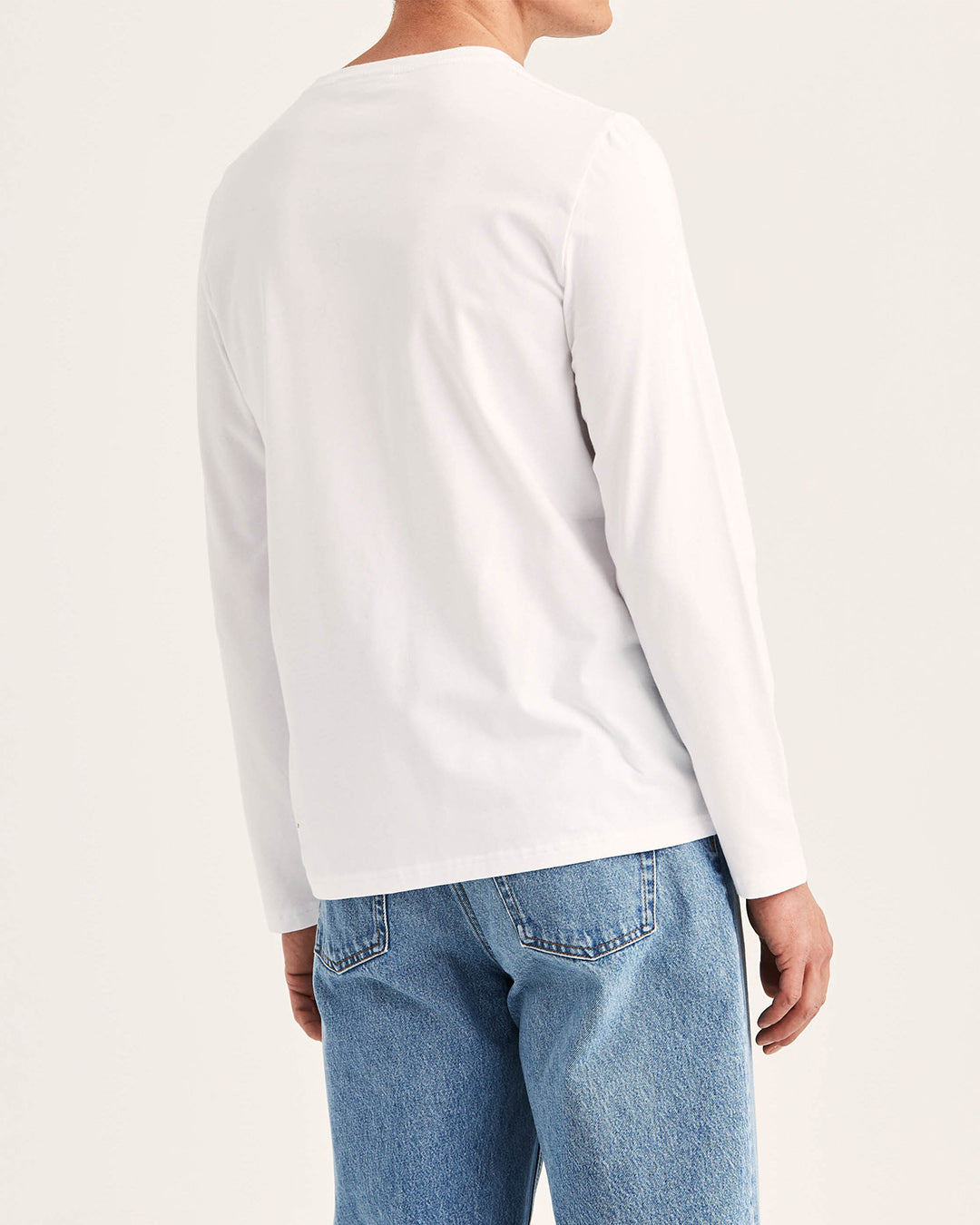 Morris James Stretch LS Crew Neck T-Shirt