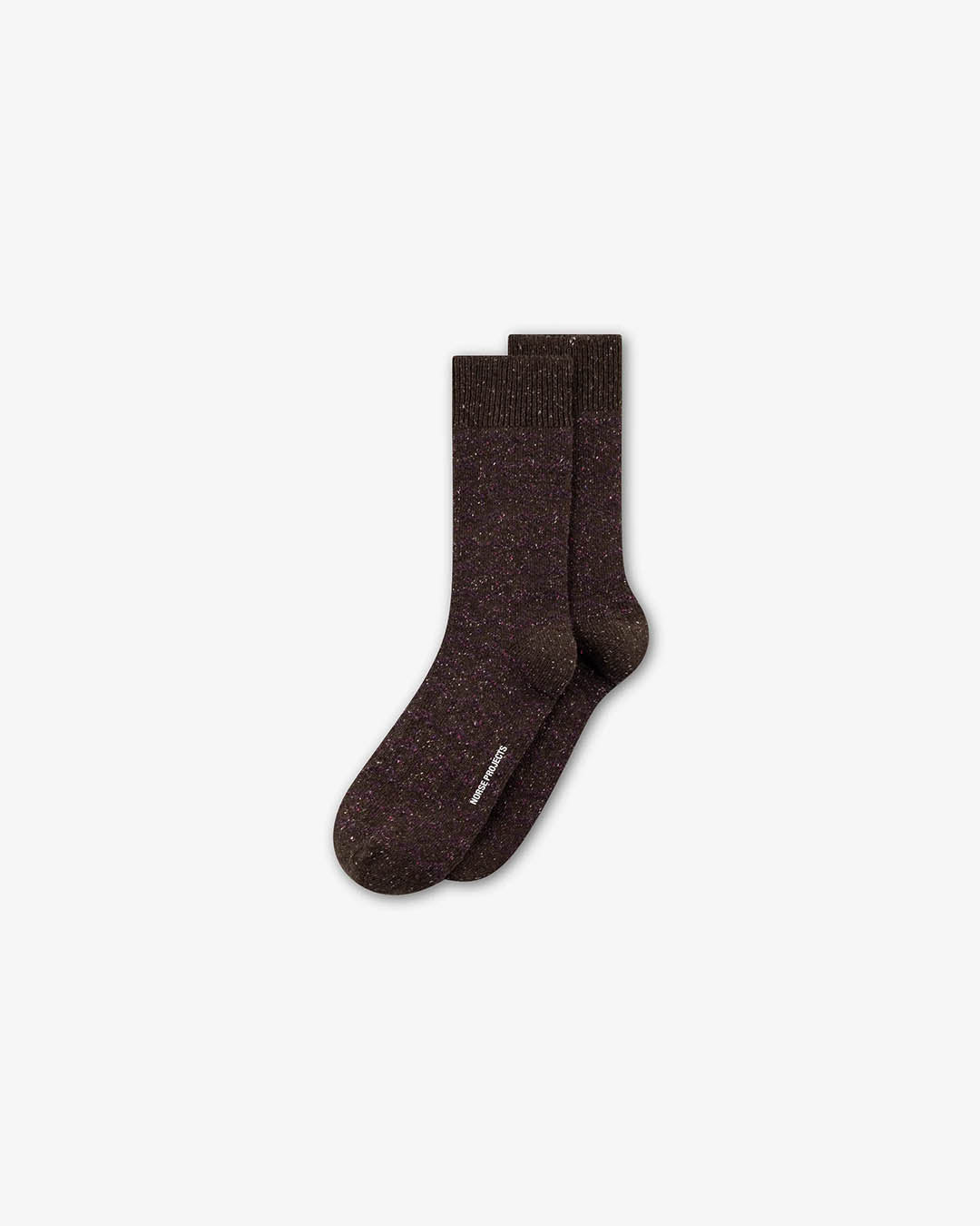 Norse Projects Bykle Neps Wool Rib Sock