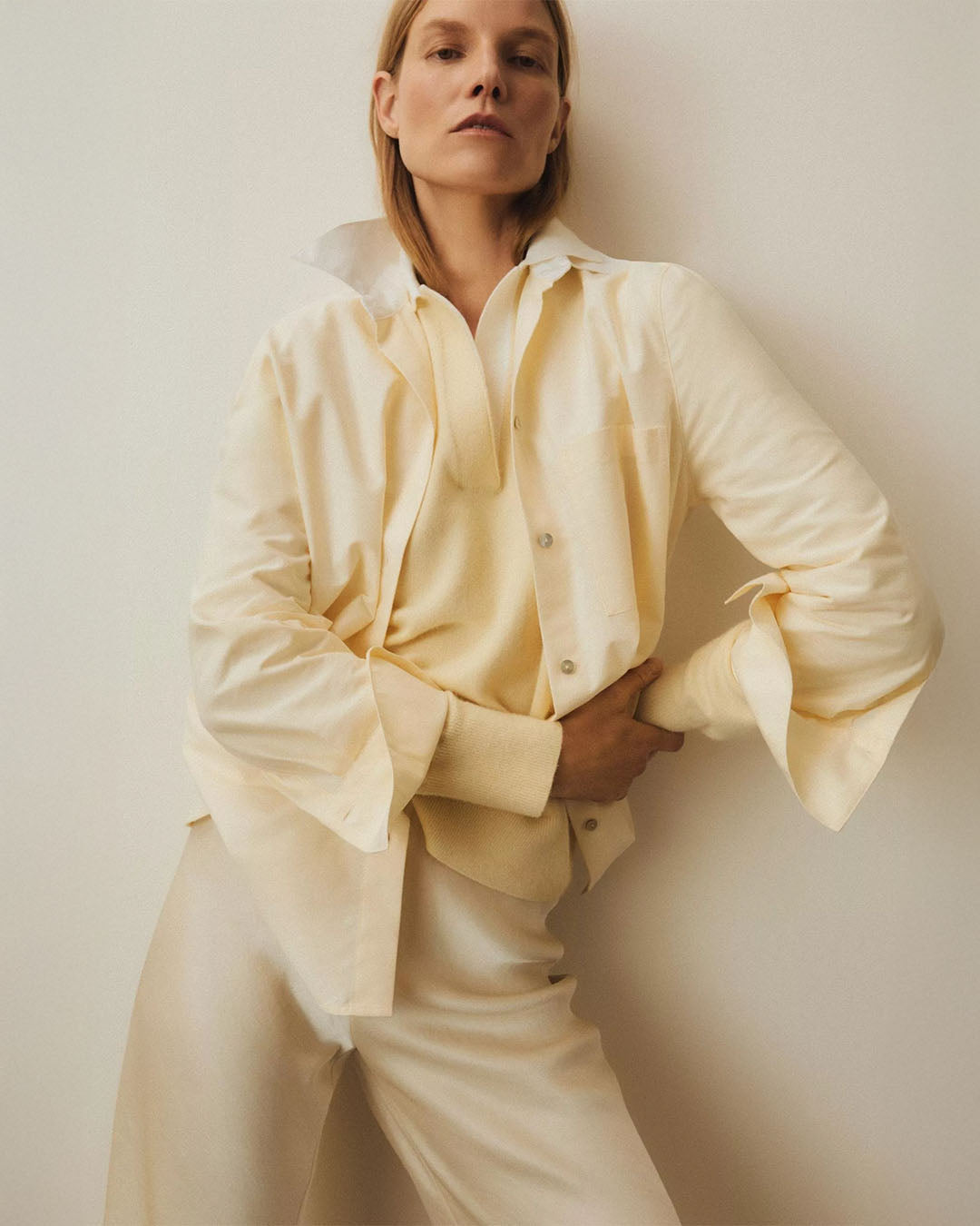 Vince Fluid Satin Bias Pant