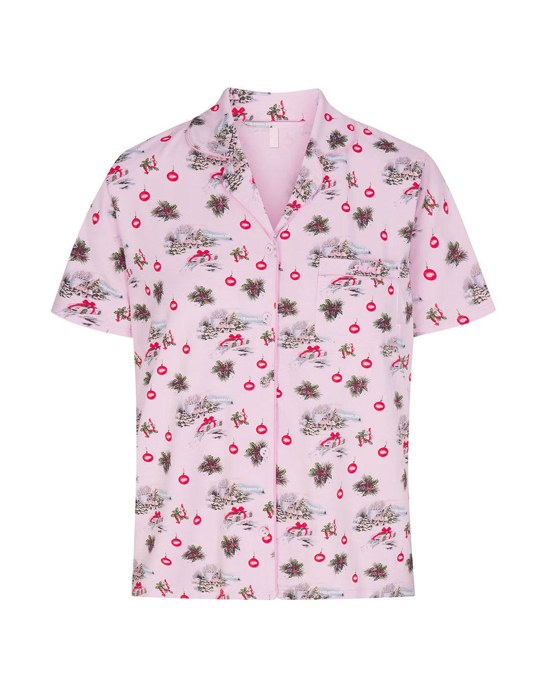 SKIMS Short Sleeve Button Up Set
