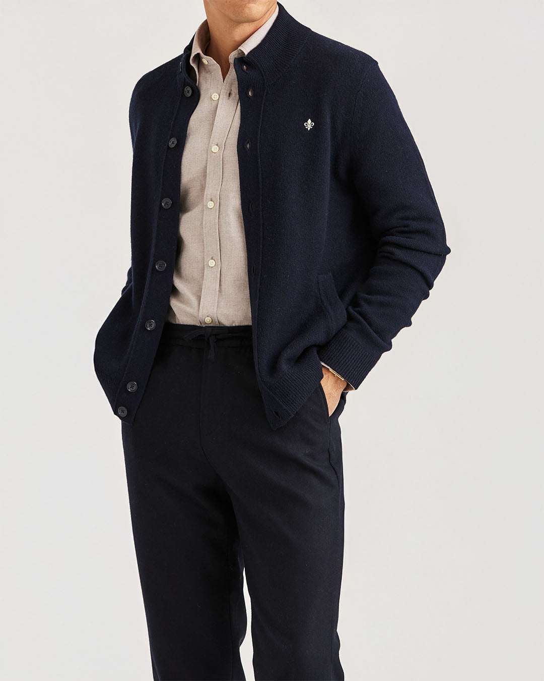 Morris Hertford Button Cardigan