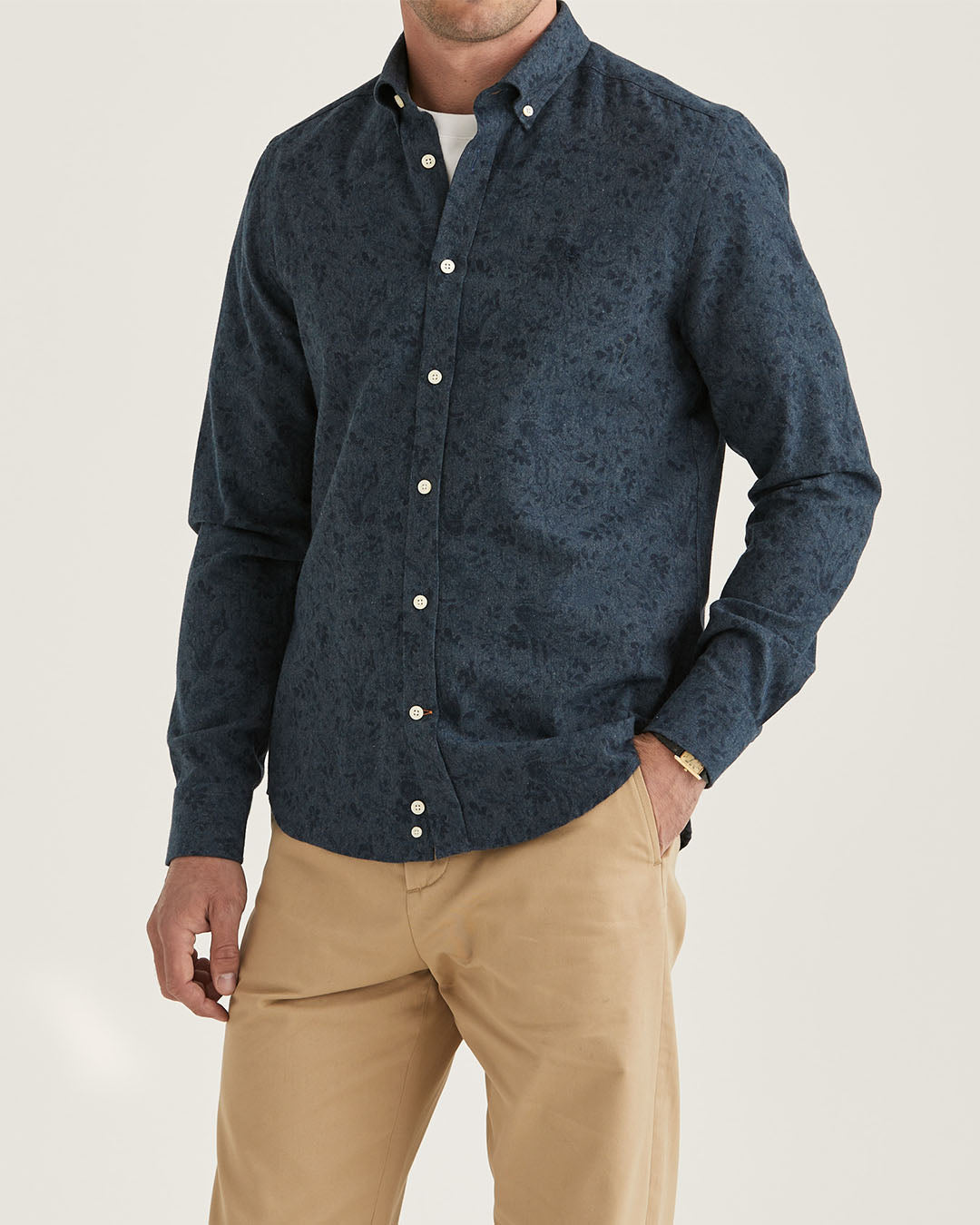 Morris Flannel Printed Shirt - Slim Fit