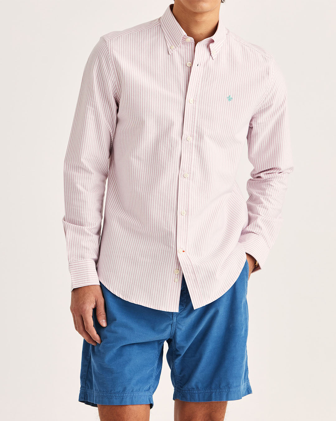 Morris Douglas Oxford Stripe Shirt