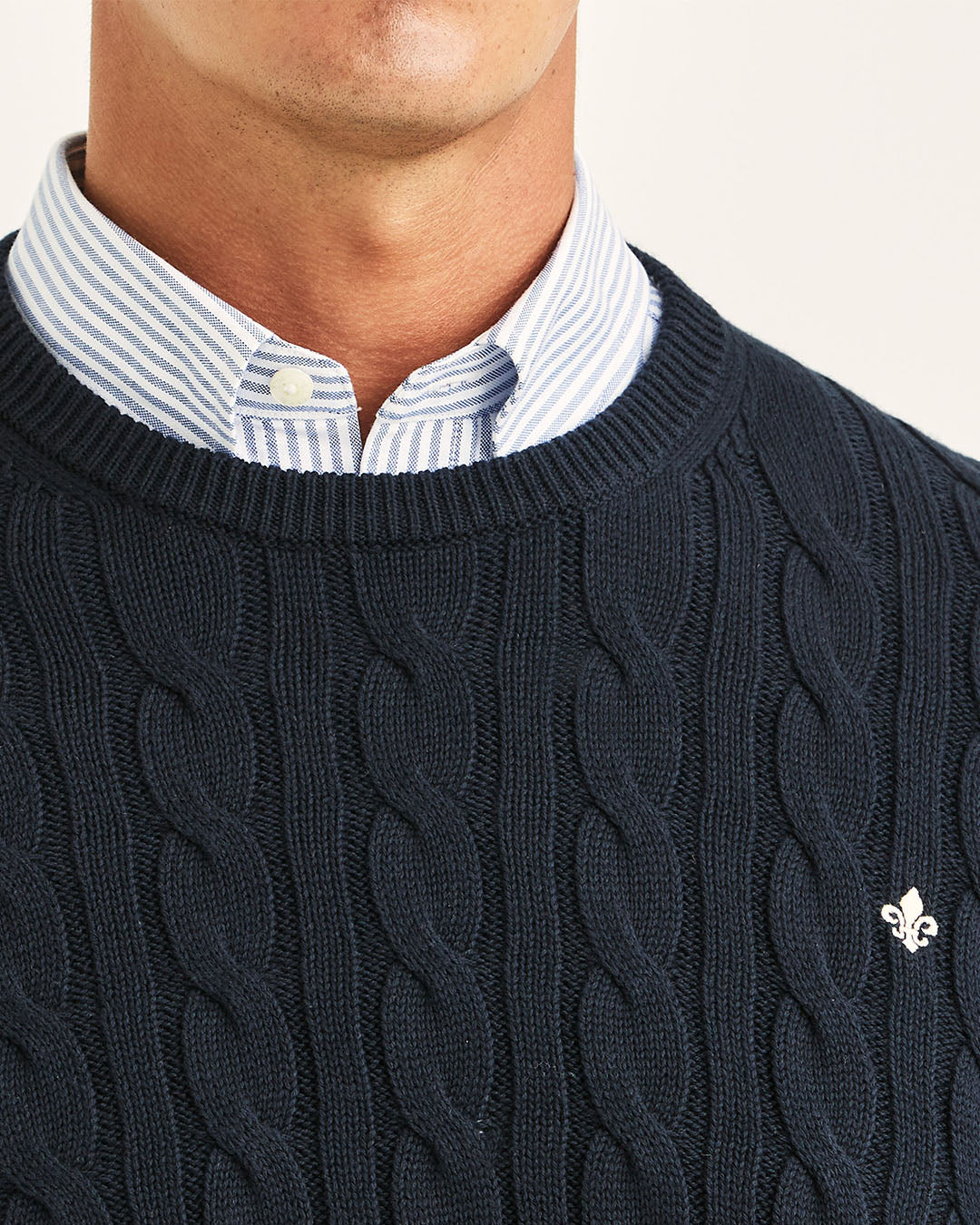 Morris Ethan Cable Oneck