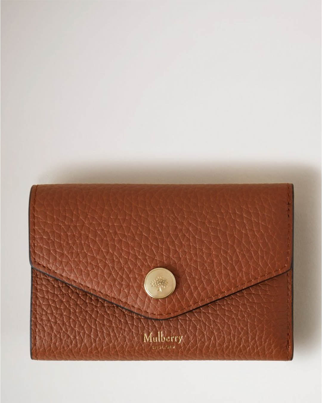 Mulberry Folded Multi-Card Wallet Heavy Grain