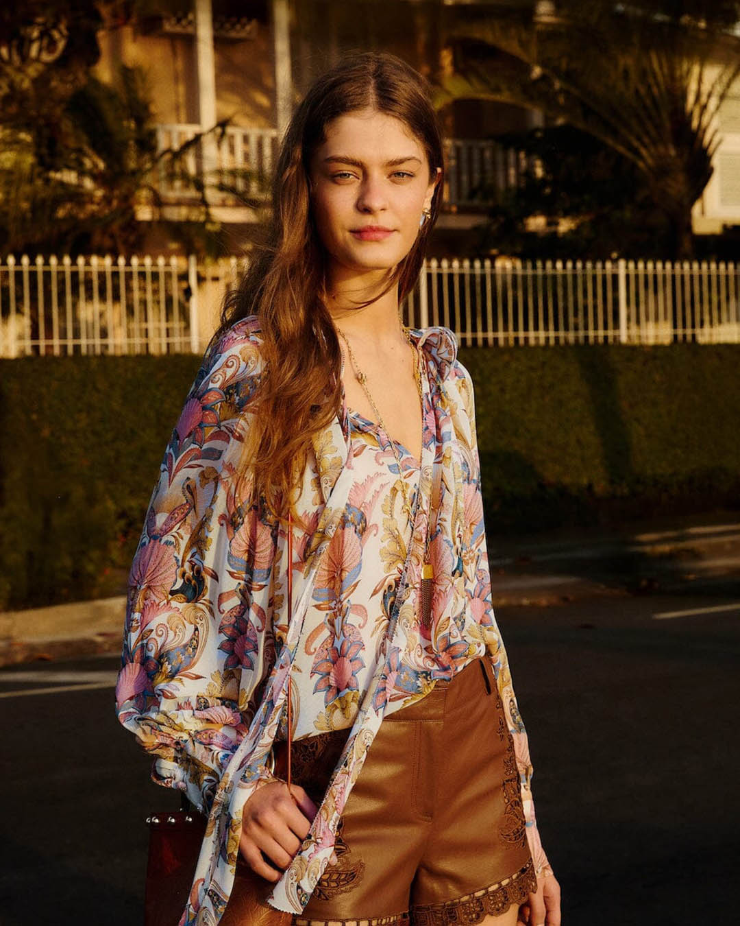 Farm Rio Sea Garden Blouse