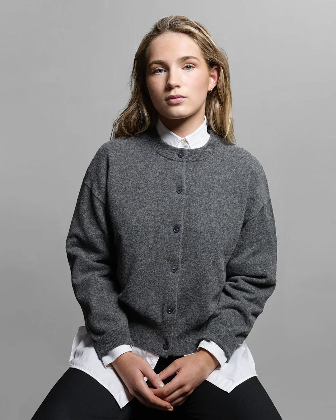 Mawei Cardigan Crewneck